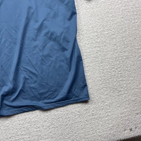 Peanuts Snoopy "Chillin" Graphic Sports Performance Gym T-Shirt Blue Men Sz M - Picture 16 of 16